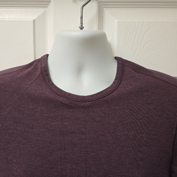 Lululemon 5 Year Basic Tee Heathered Cassis - Picture 3 of 5